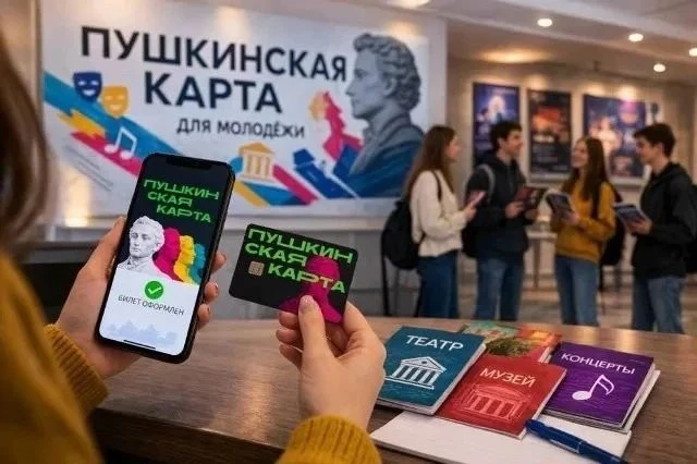 🪪 Библиотеки города приглашают владельцев «Пушкинской карты» на уникальные мероприятия: