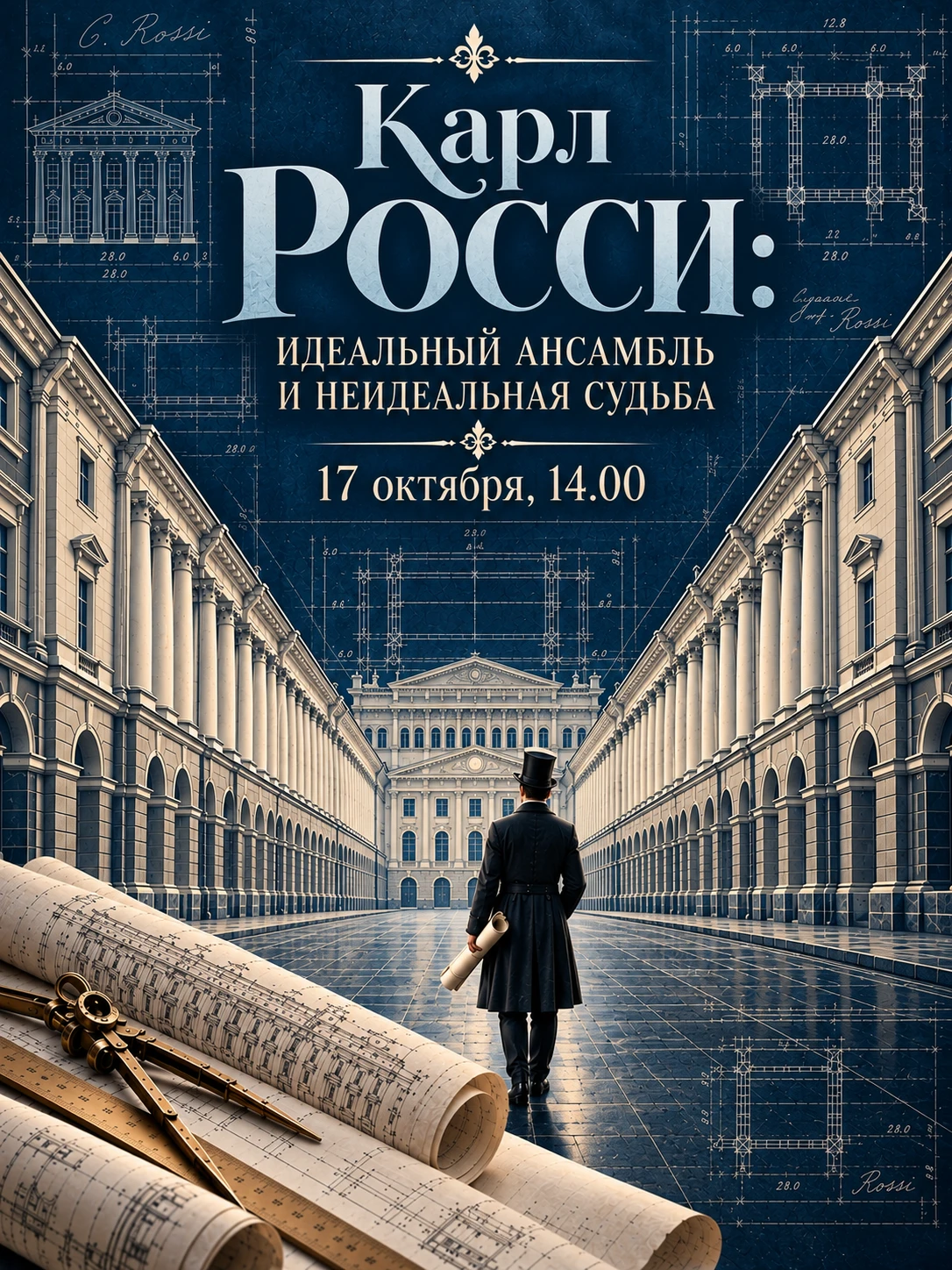🌿 «Карл Росси: идеальный ансамбль и неидеальная судьба» — бесплатная экскурсия