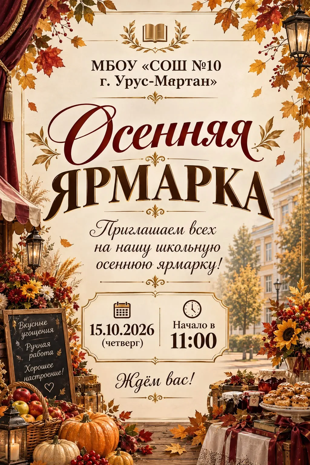 🍁🍂 ОСЕННЯЯ ЯРМАРКА — ЖДЁМ ВСЕХ! 🍂🍁