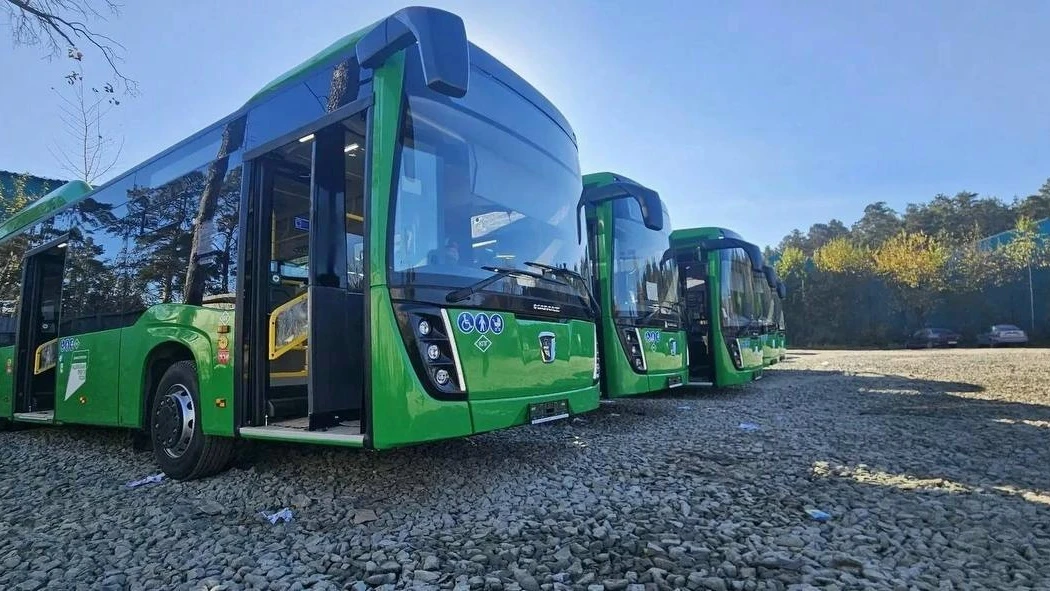 🚍 22 новых автобуса пополнили автопарк Челябинска