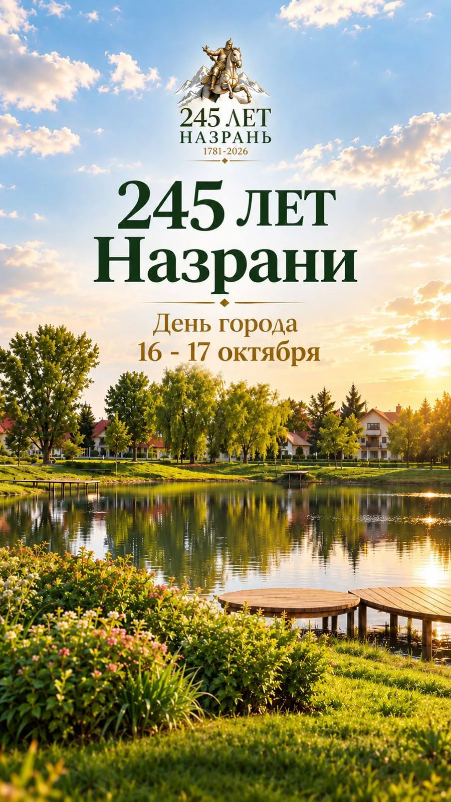 ✨ Отмечаем 245-летие Назрани вместе! Программа праздника и схема перекрытия дорог