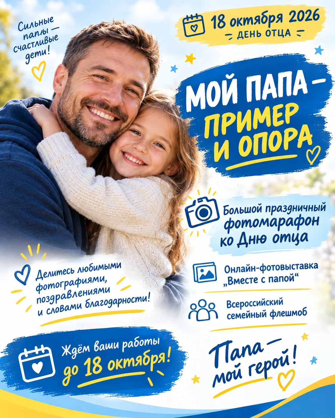 👨‍👧‍👦❤️ СТАРТУЕМ! ФОТОМАРАФОН КО ДНЮ ОТЦА НАЧАЛСЯ! 📸