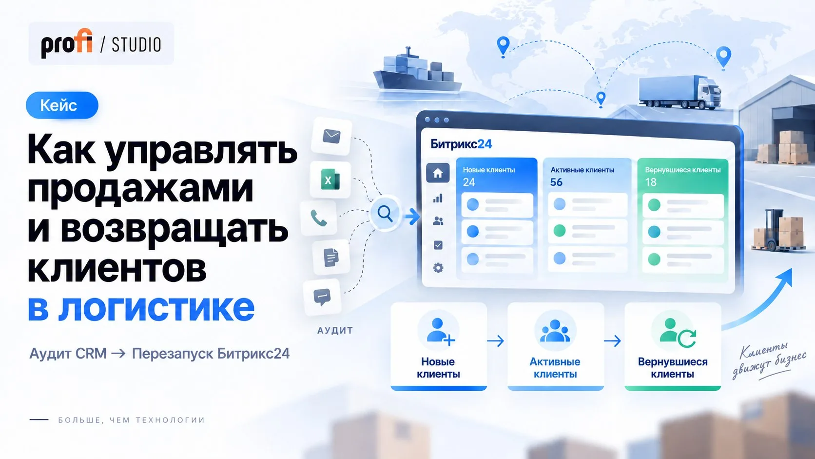 Как управлять продажами и возвращать клиентов в логистике