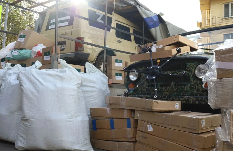 Бойцам Ленинградского военного округа отправили очередную партию гумпомощи