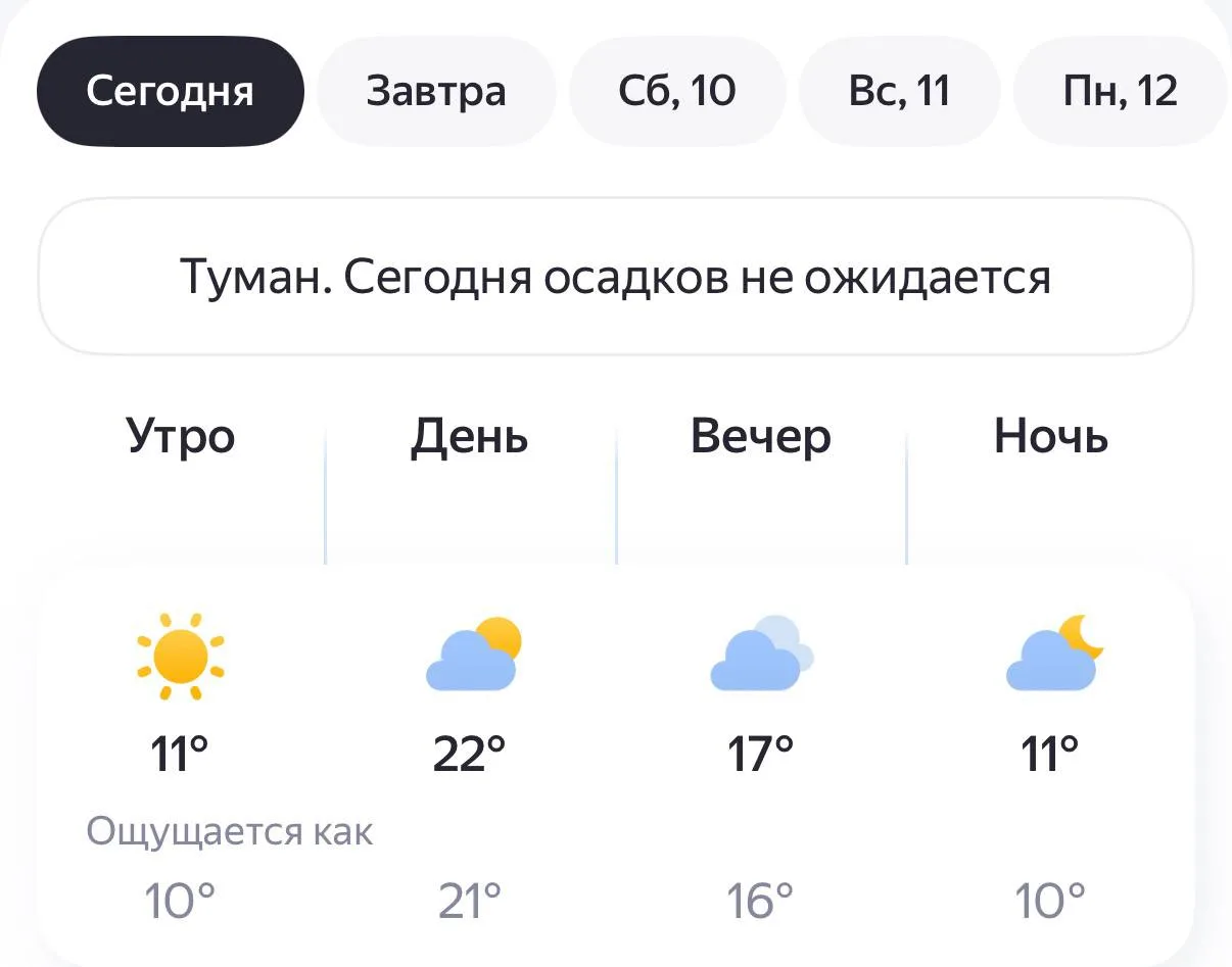 Погода в Россоши сегодня
