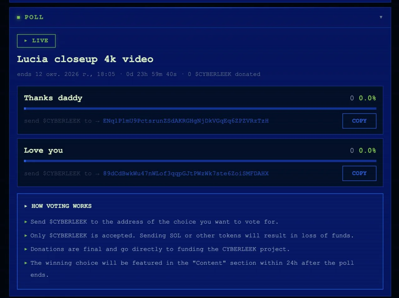 ❗️❗️ ЕЩЁ БОЛЬШЕ СИСЕК: Cyberleek завтра сольет 4К видео с голой Люсией за достижение 6м...
