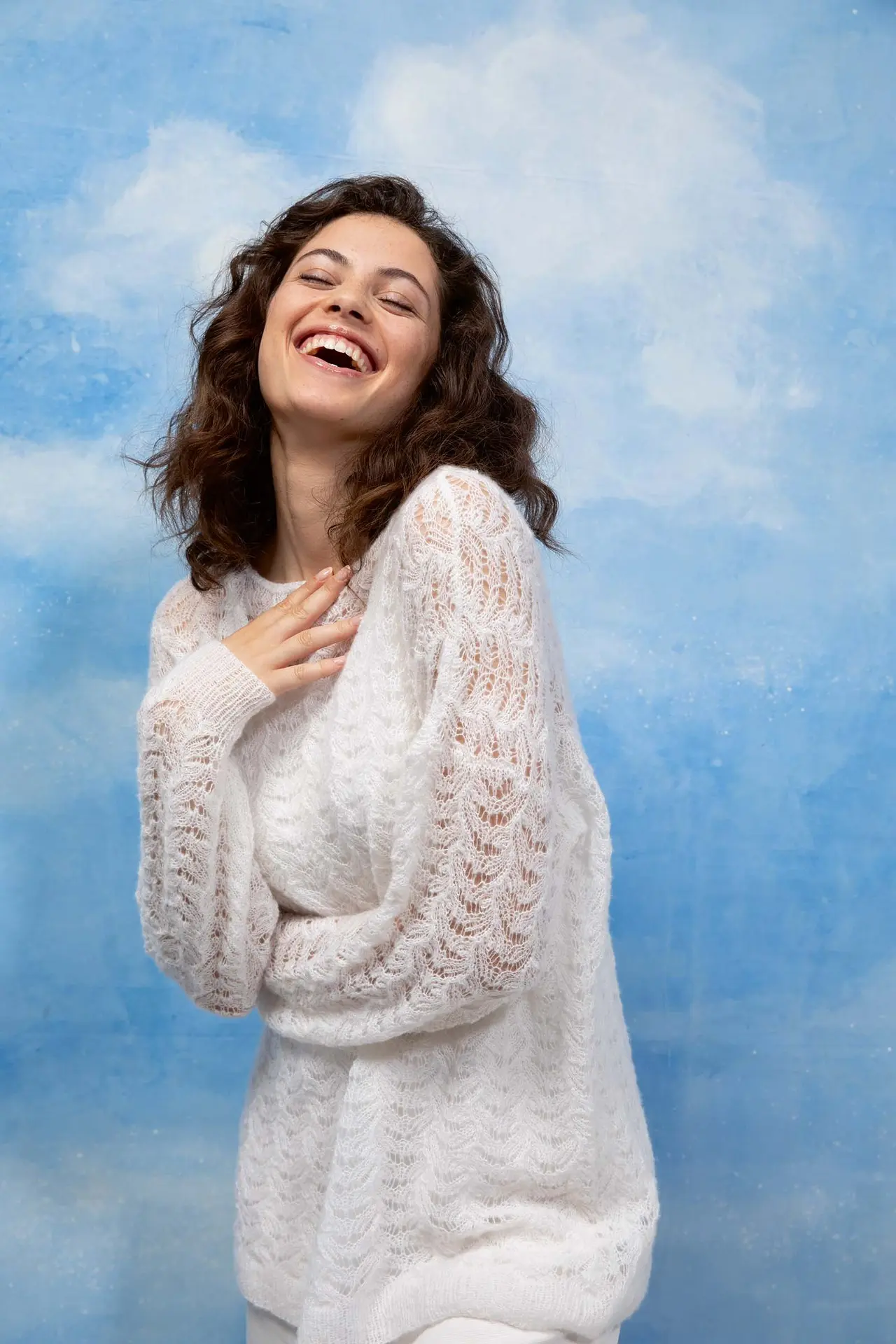 Эта красота связана из журнала Fatto a Mano 276 из невероятной пряжи LANGYARNS CASHMERE...