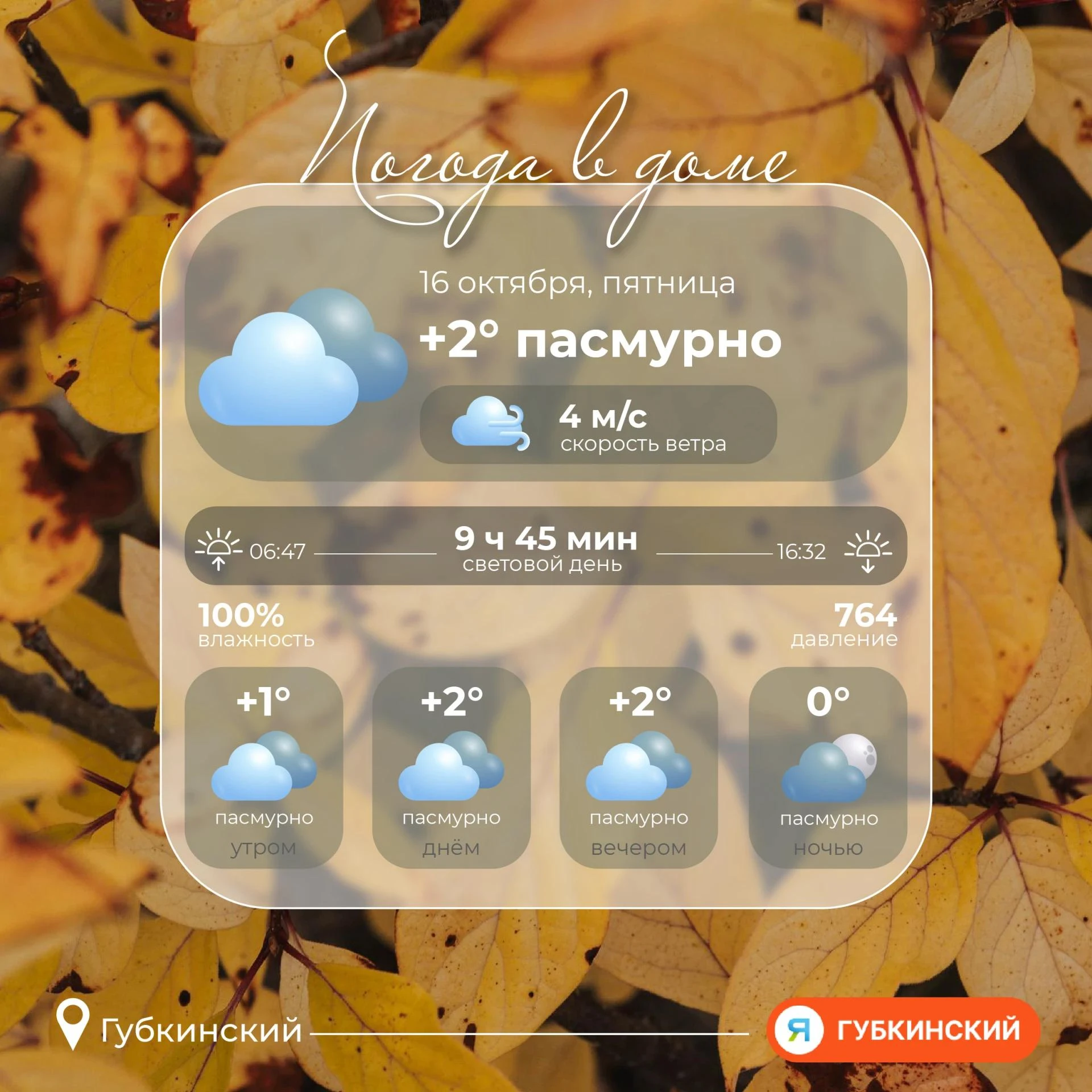 Доброе утро, Губкинский! ❤️