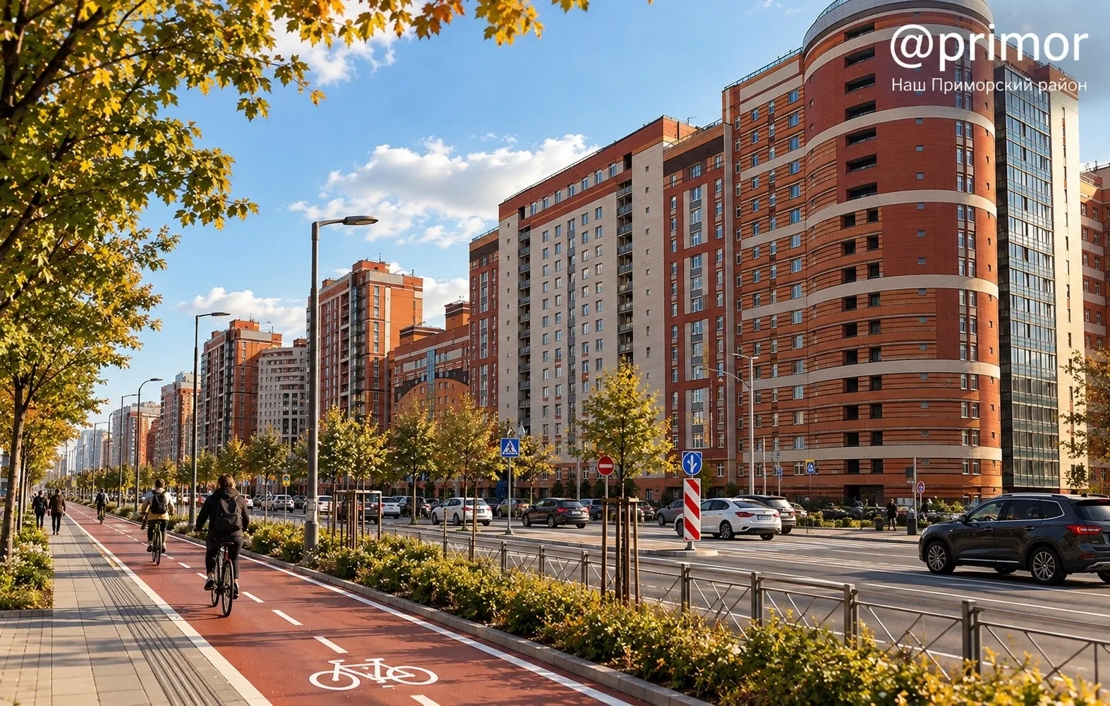 🚲 В Приморском планируют новые велодорожки