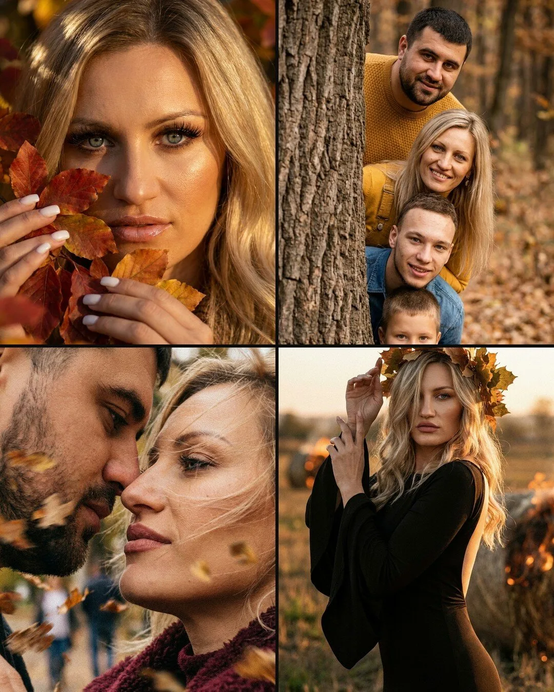 Создай ту самую осеннюю фотосессию без фотографа, в Max
