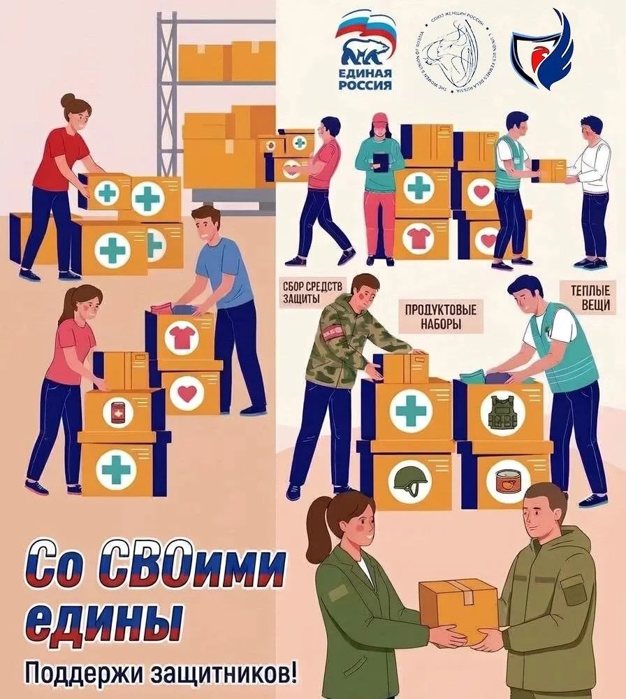 ⚡ В ЛНР стартовал сбор гуманитарной помощи в рамках акции «Со СВОими едины»