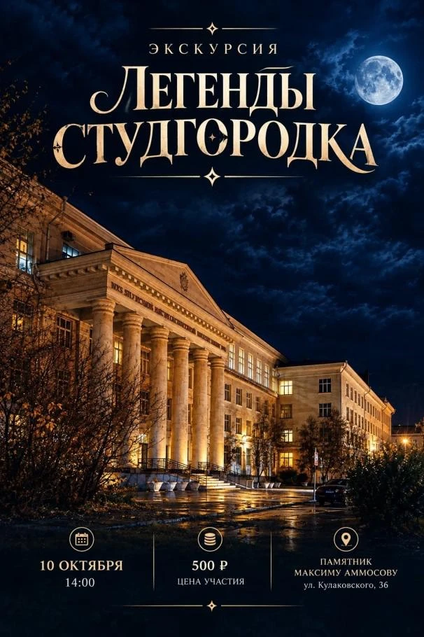 Экскурсия «Легенды студгородка» - 10 октября