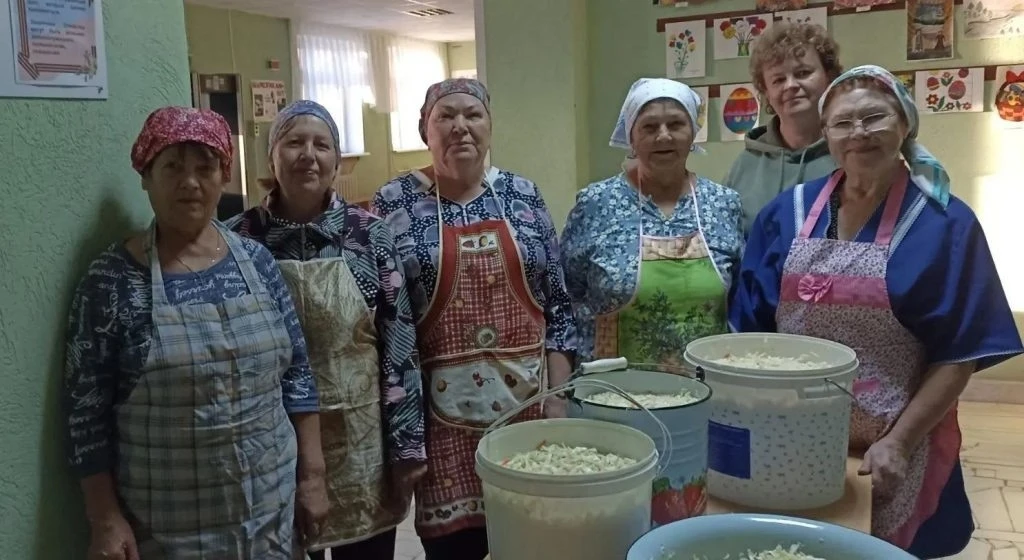 Акция «Квашение капусты для бойцов СВО»