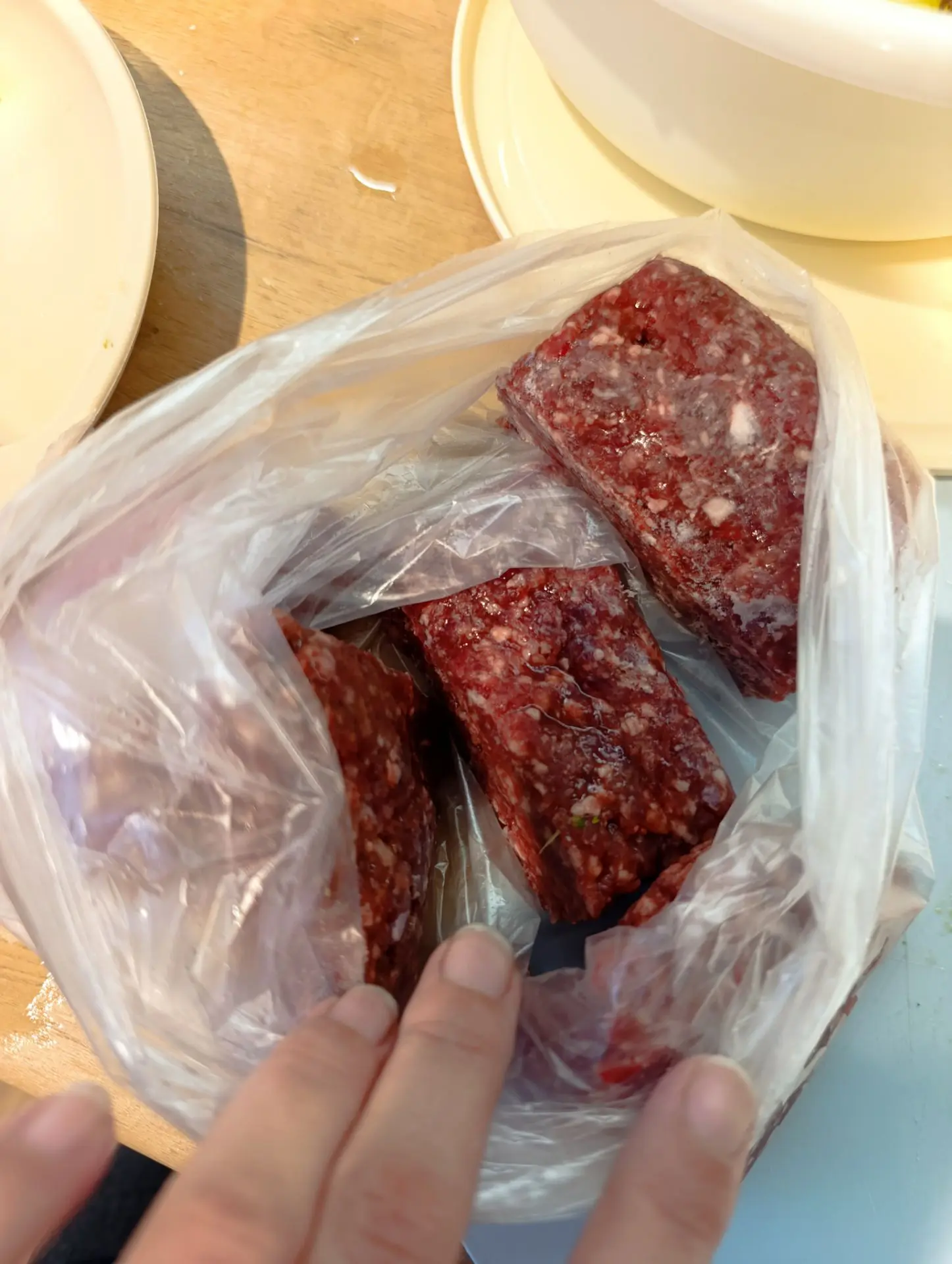 Кстати, для того, что б не размораживать целый кусок фарша и думать,что из него ещё при...
