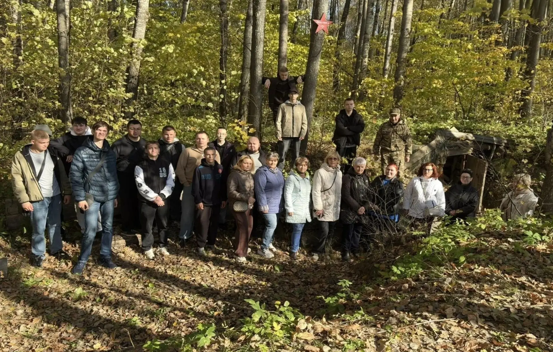 🍂 В лесу памяти, где эхо войны не утихло …