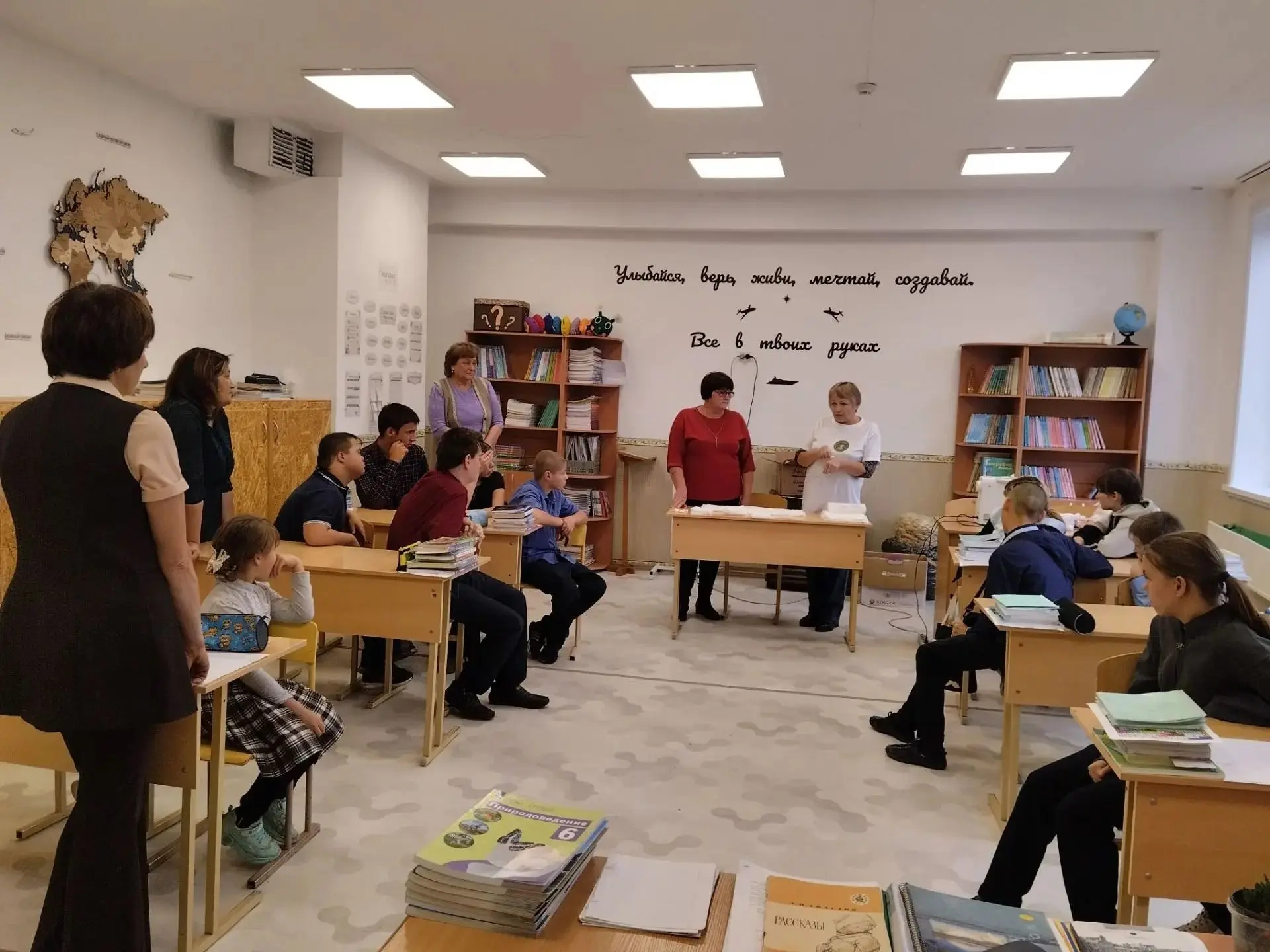👋Встреча с волонтёрами села Якимовка.