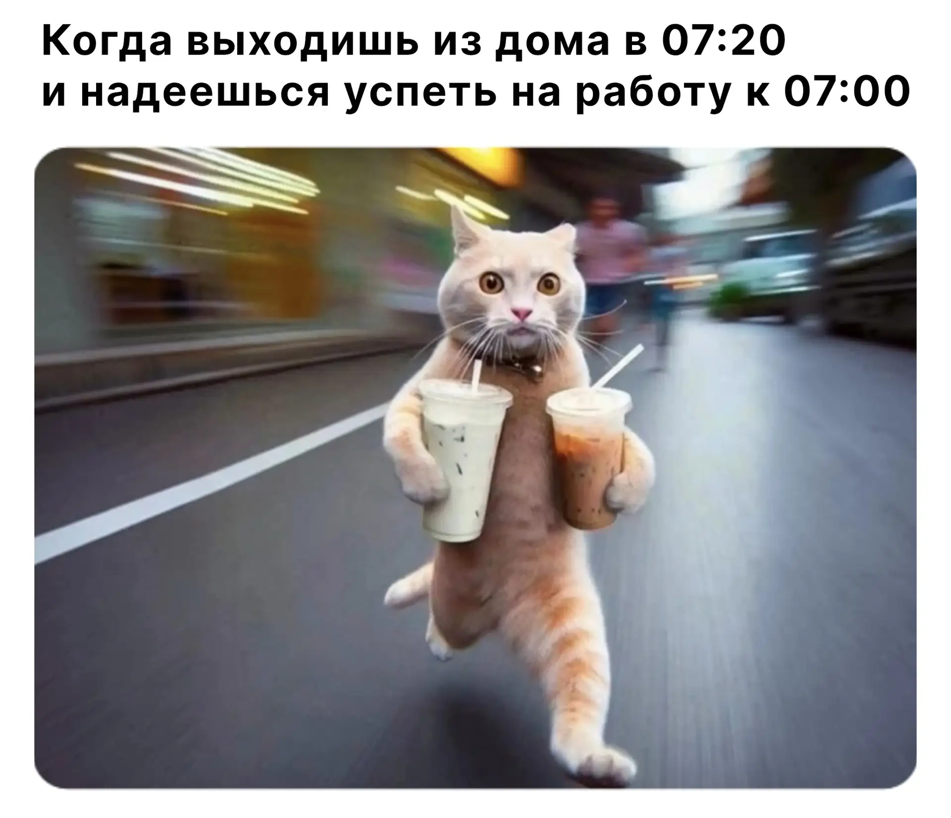🤣Когда до начала рабочего дня 10 минут, а ты ещё даже не в транспорте
