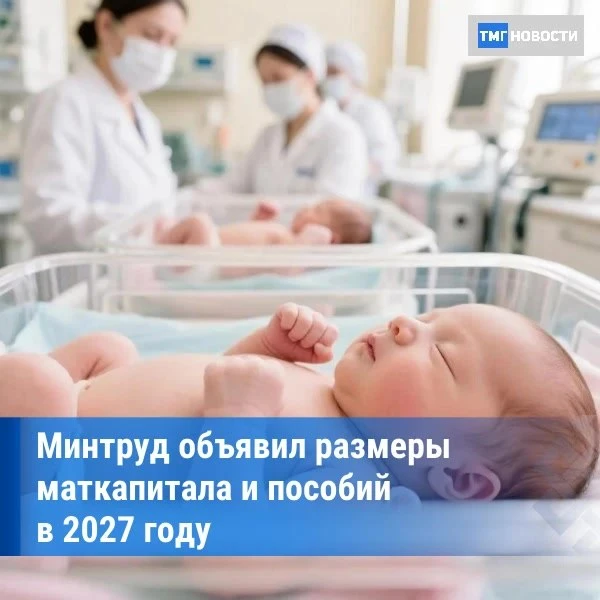 Маткапитал в 2027 году вырастет до 778,5 тысячи рублей на первенца. С 1 февраля выплаты...