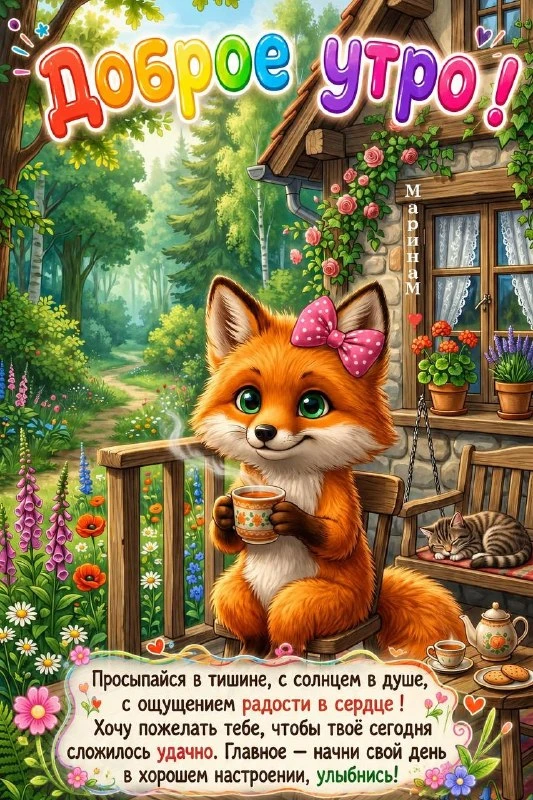 🎁 Поздравления — Доброе утро! 🌸😊