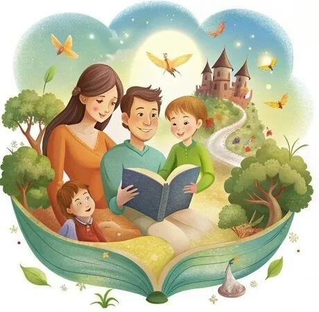 Семейное чтение: инвестиция в будущее и моменты счастья 📚❤️