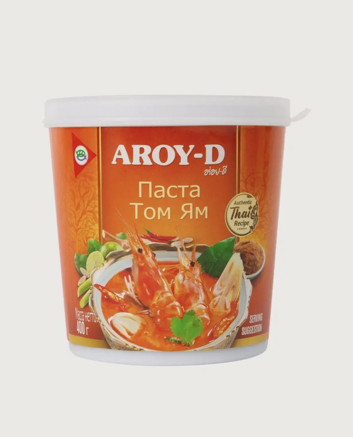 Паста для супа Aroy-D "Том Ям", 400г, без искусственных красителей