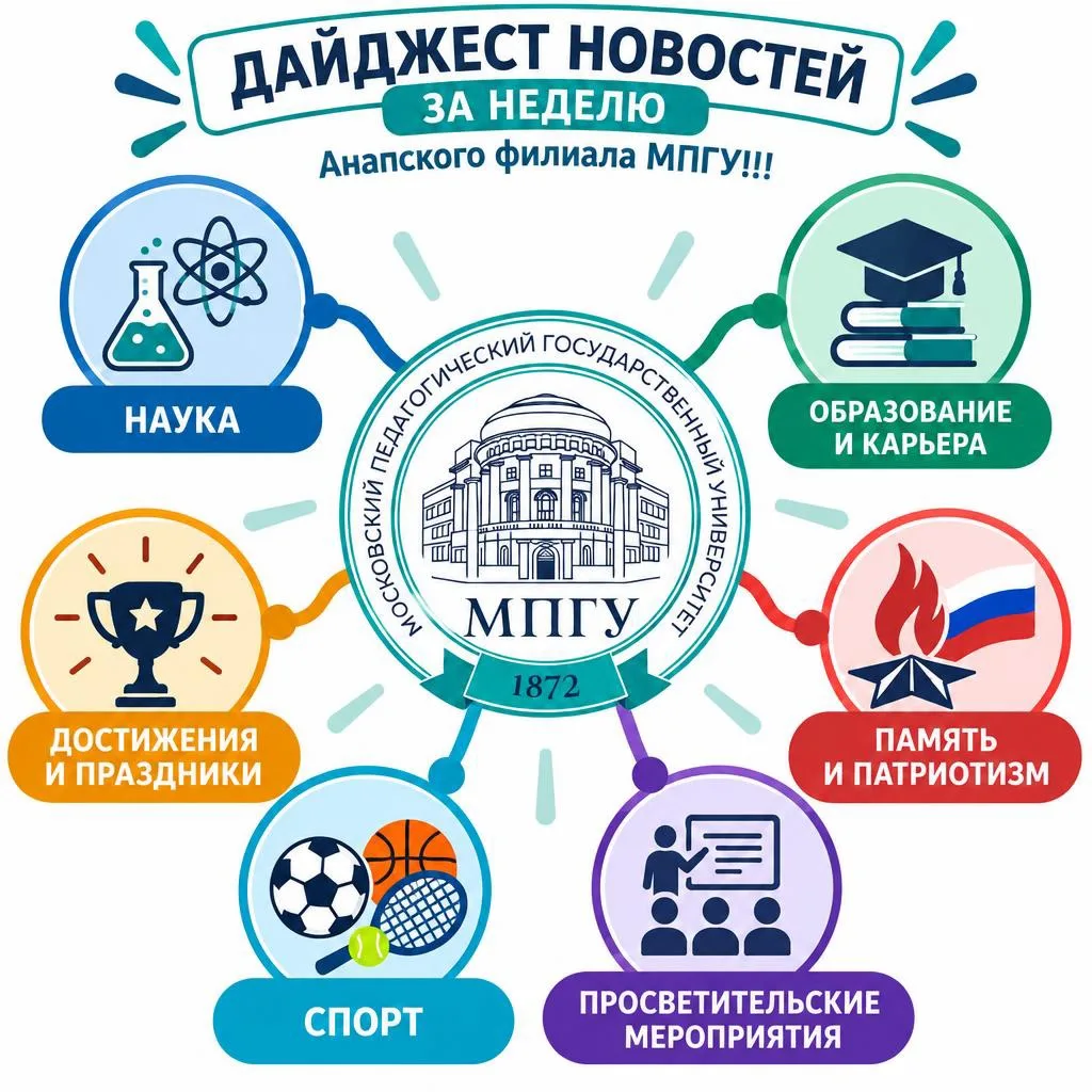 💥Дайджест недели Анапского филиала МПГУ