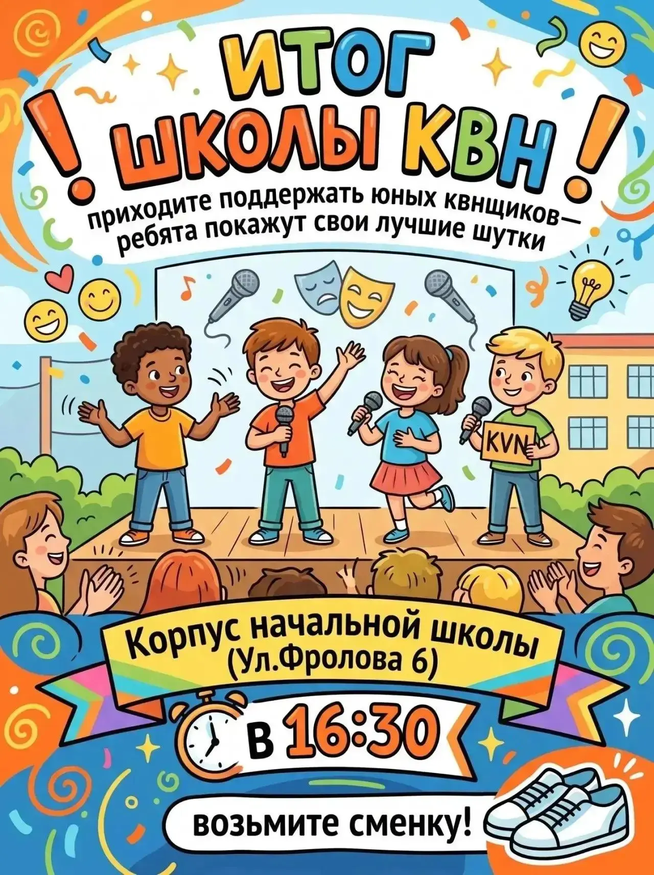 😂В Петропавловске школьников и их родителей приглашают на КВН