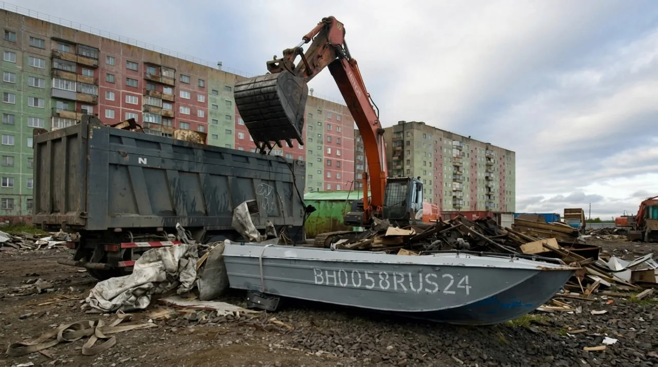 ♻️В Норильске продолжают сносить незаконные постройки — за год уберут 209 объектов
