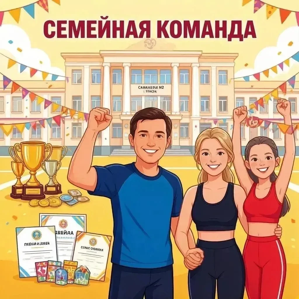 💪Завтра в гимназии №29 большой спортивный праздник «Семейная команда». Это отличный по...