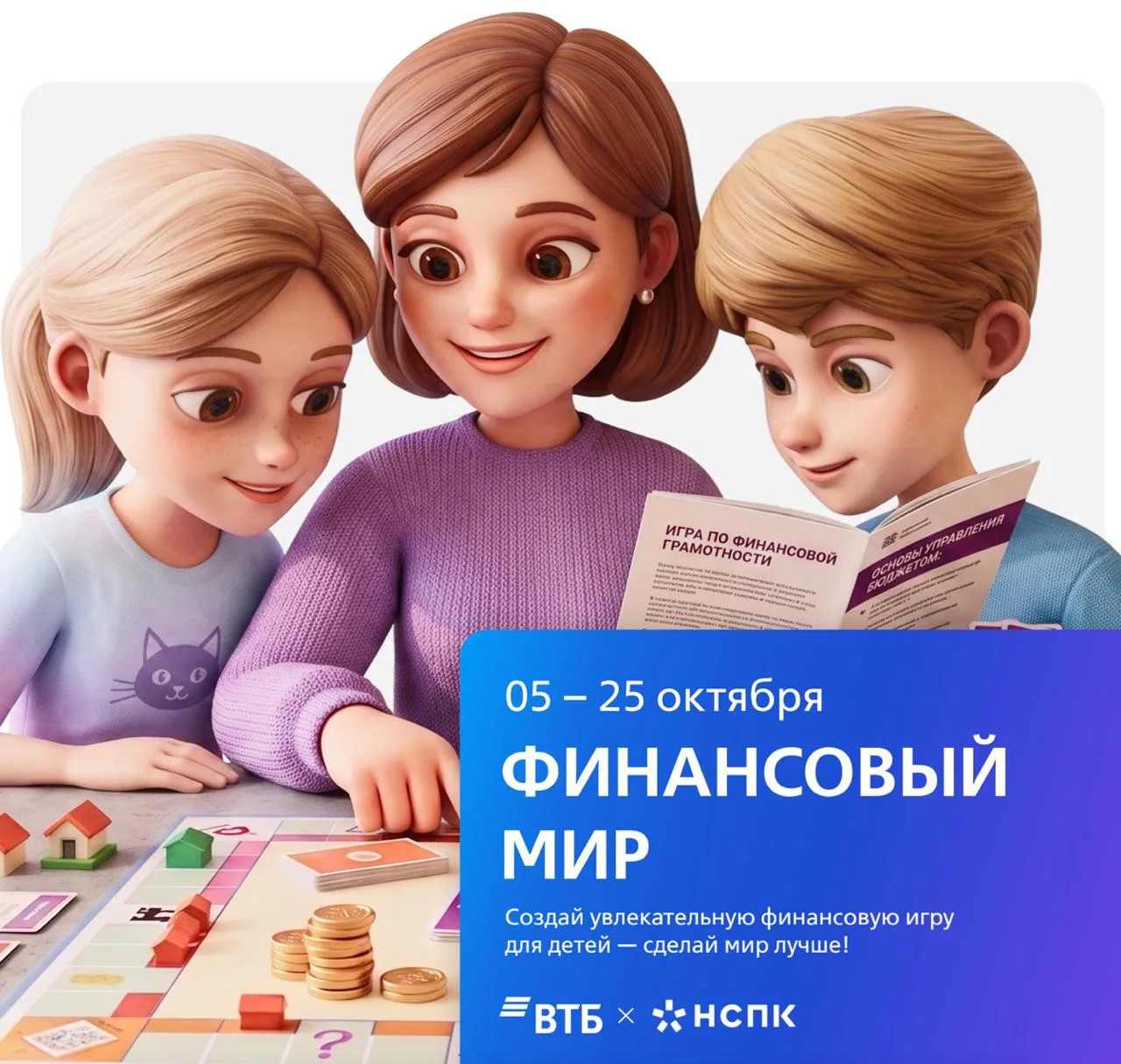 Конкурс «Финансовый мир 2026» от ВТБ и НСПК для студентов педагогических вузов и коллед...