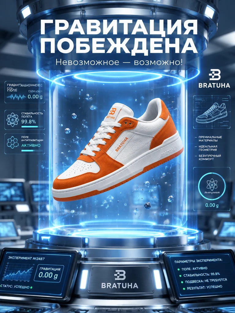 Рекламный постер обуви