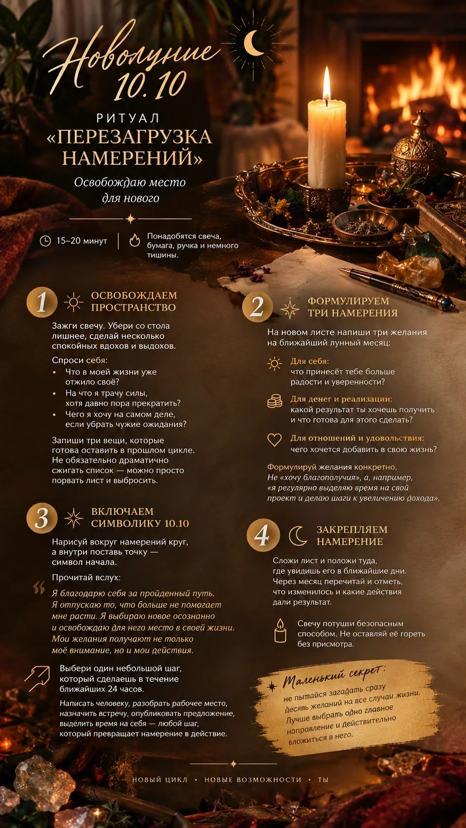 ♎ Новолуние в Весах в 18:50
