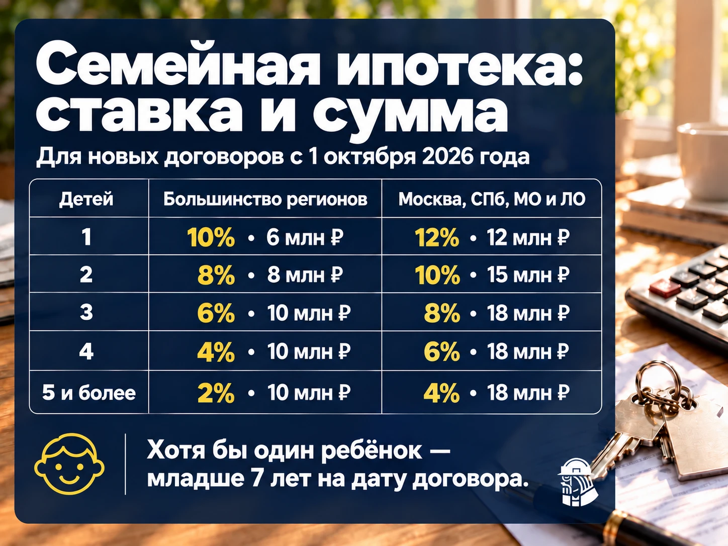 Через 15 лет платёж вырастет: ЦБ объяснил расчёт ставки по семейной ипотеке после оконч...