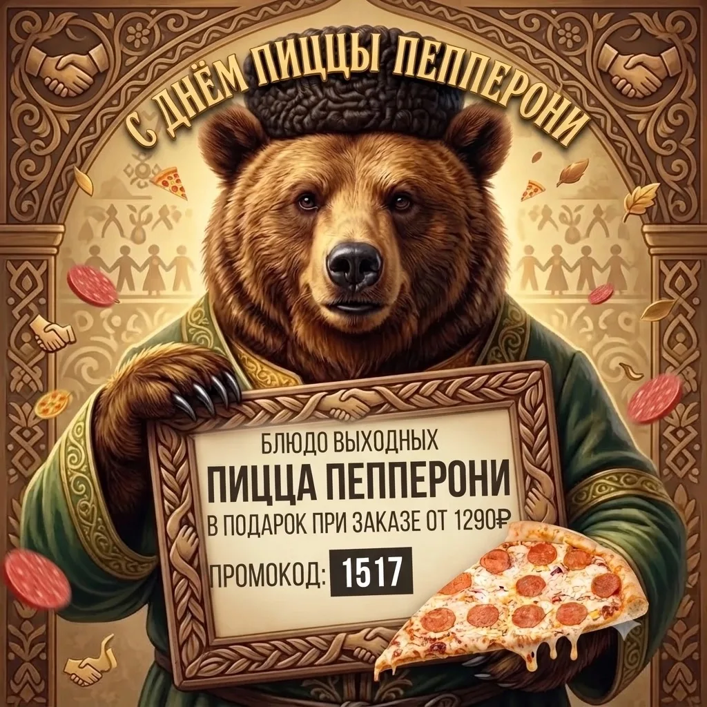 🍕 МАЭСТРО ПОЗДРАВЛЯЕТ С ДНЁМ ПИЦЦЫ ПЕППЕРОНИ!