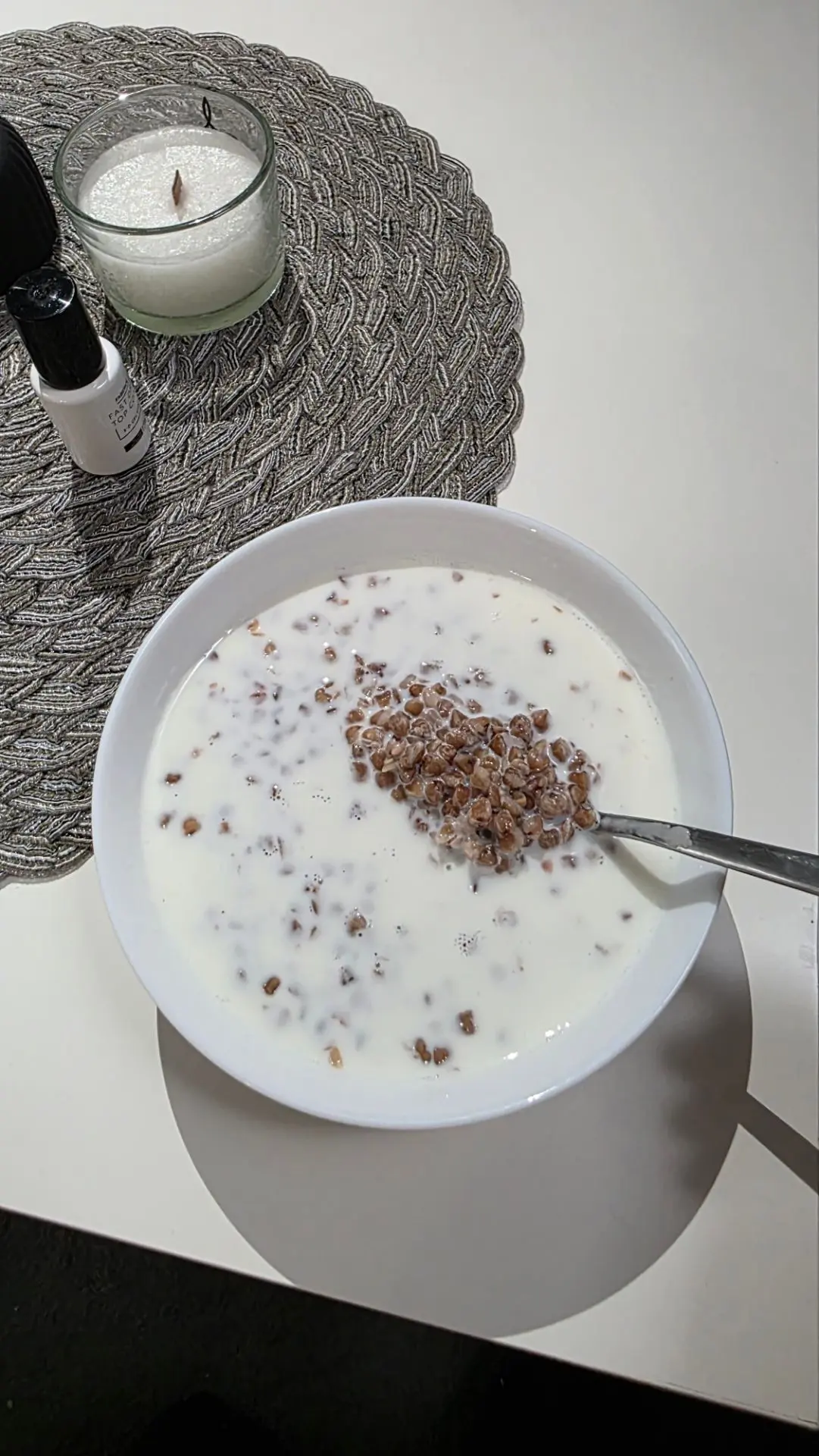 Захотелось мне и Алине гречку с молоком 😊