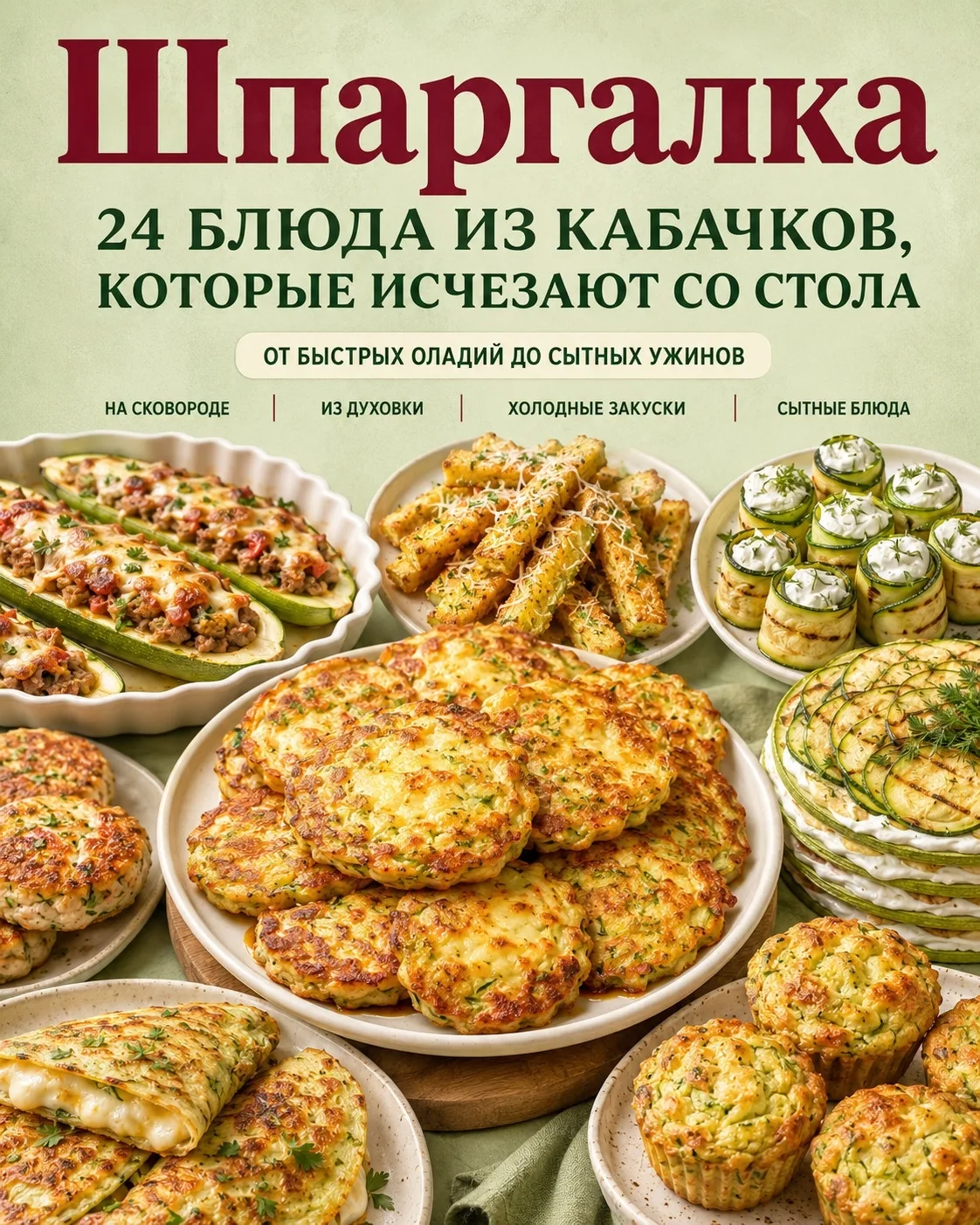 Блюда из кабачков, которые исчезают со стола 🥒