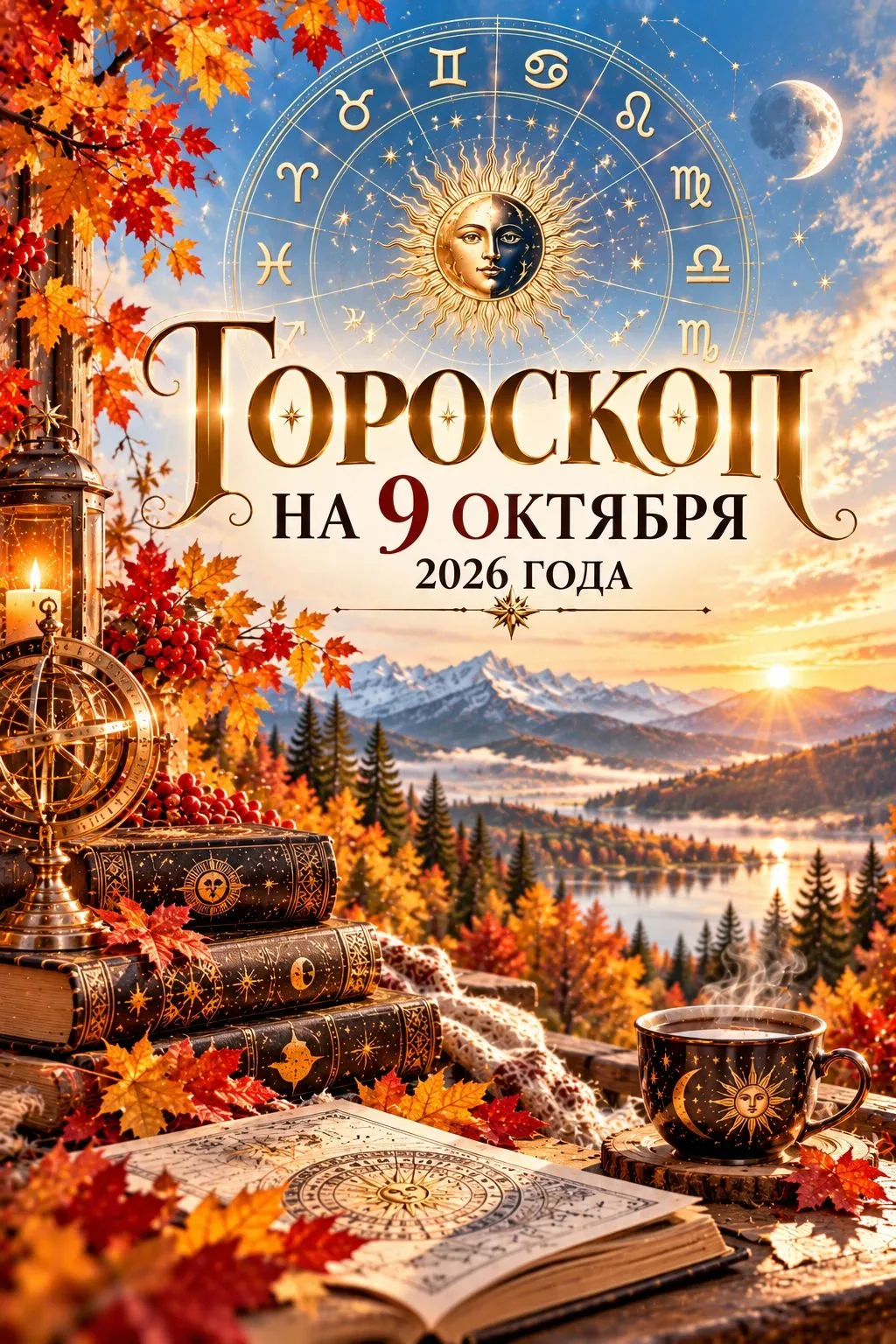 🌟 ГОРОСКОП НА 9 ОКТЯБРЯ 2026 ГОДА