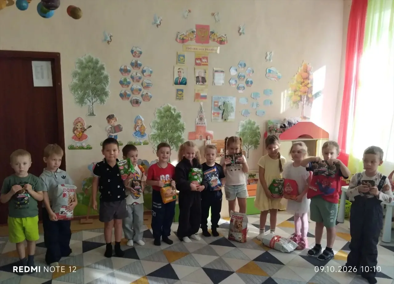 🐾 «Помоги братьям нашим меньшим»: доброе дело от старшей логопедической группы! ❤️