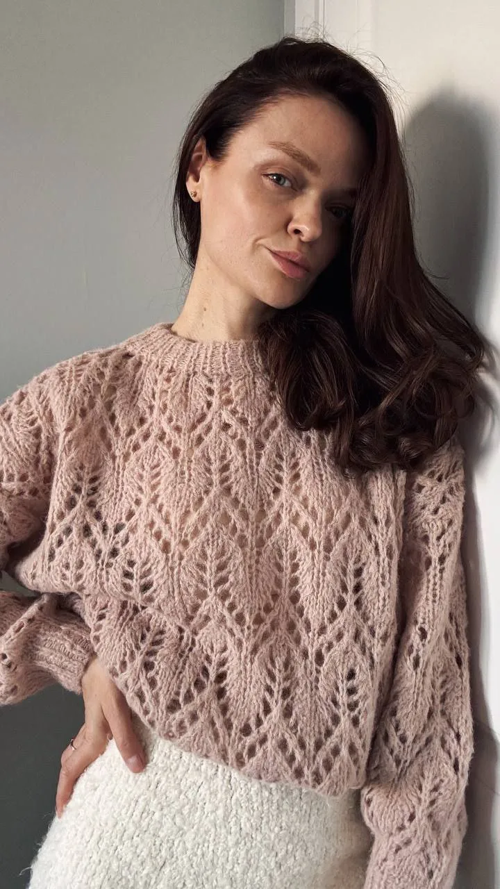 Ажурный джемпер💕