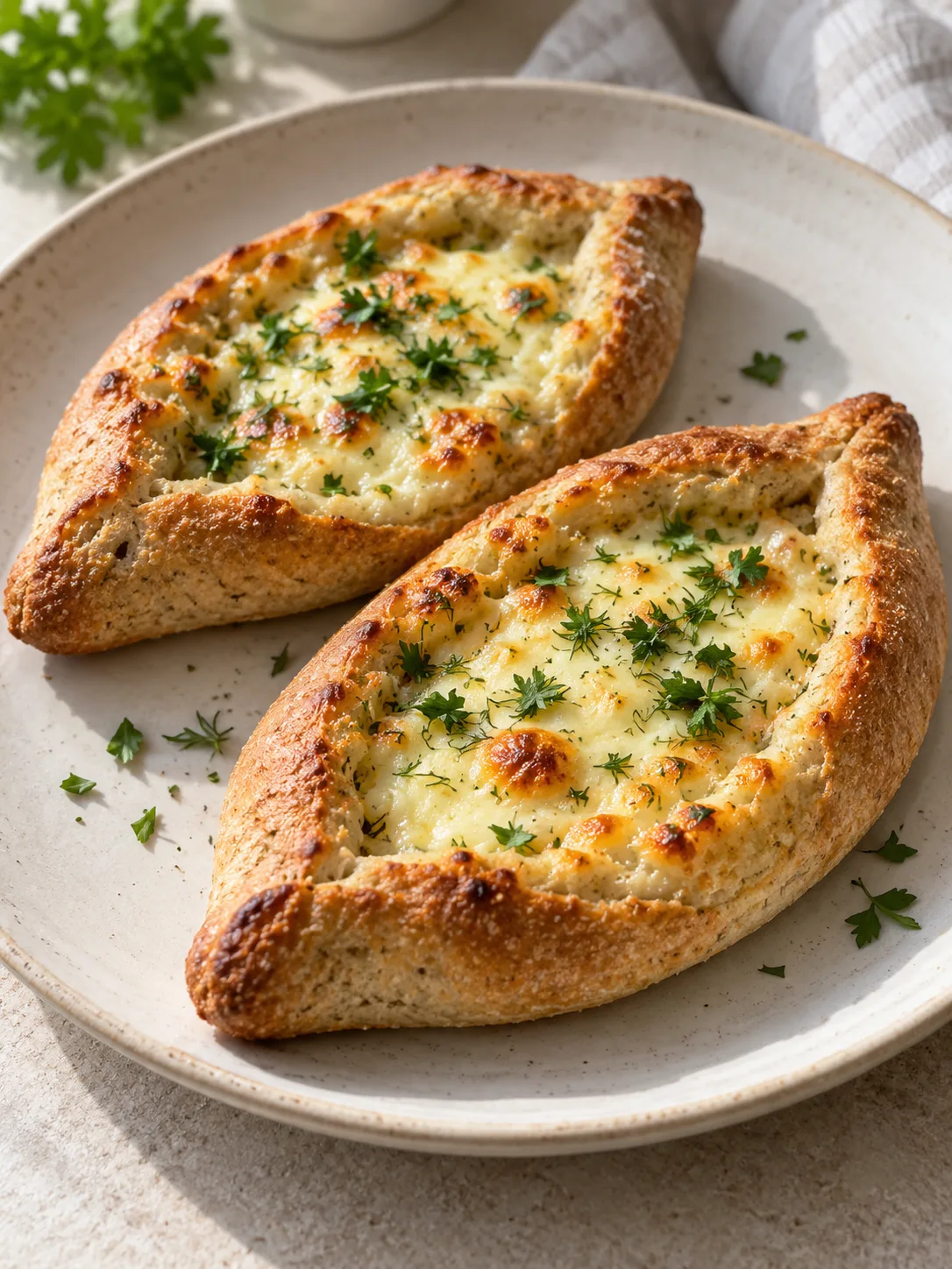 Готовим домашние хачапури с сыром 🧀🌿
