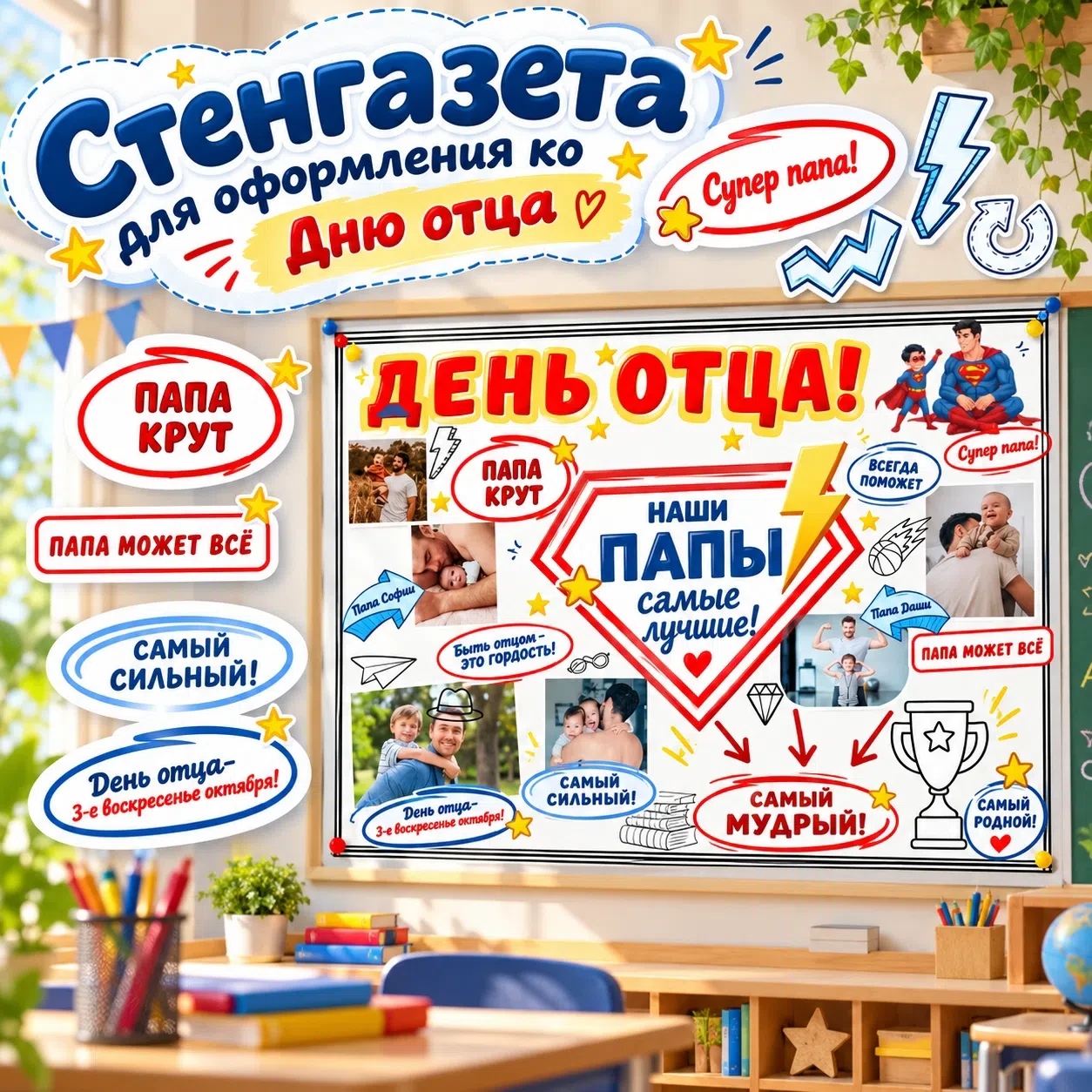 📅 19 октября — Всемирный день папы!