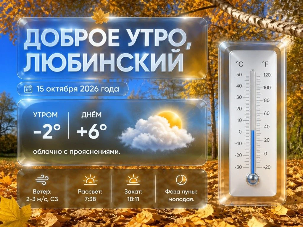 #ПогодаВЛюбинском