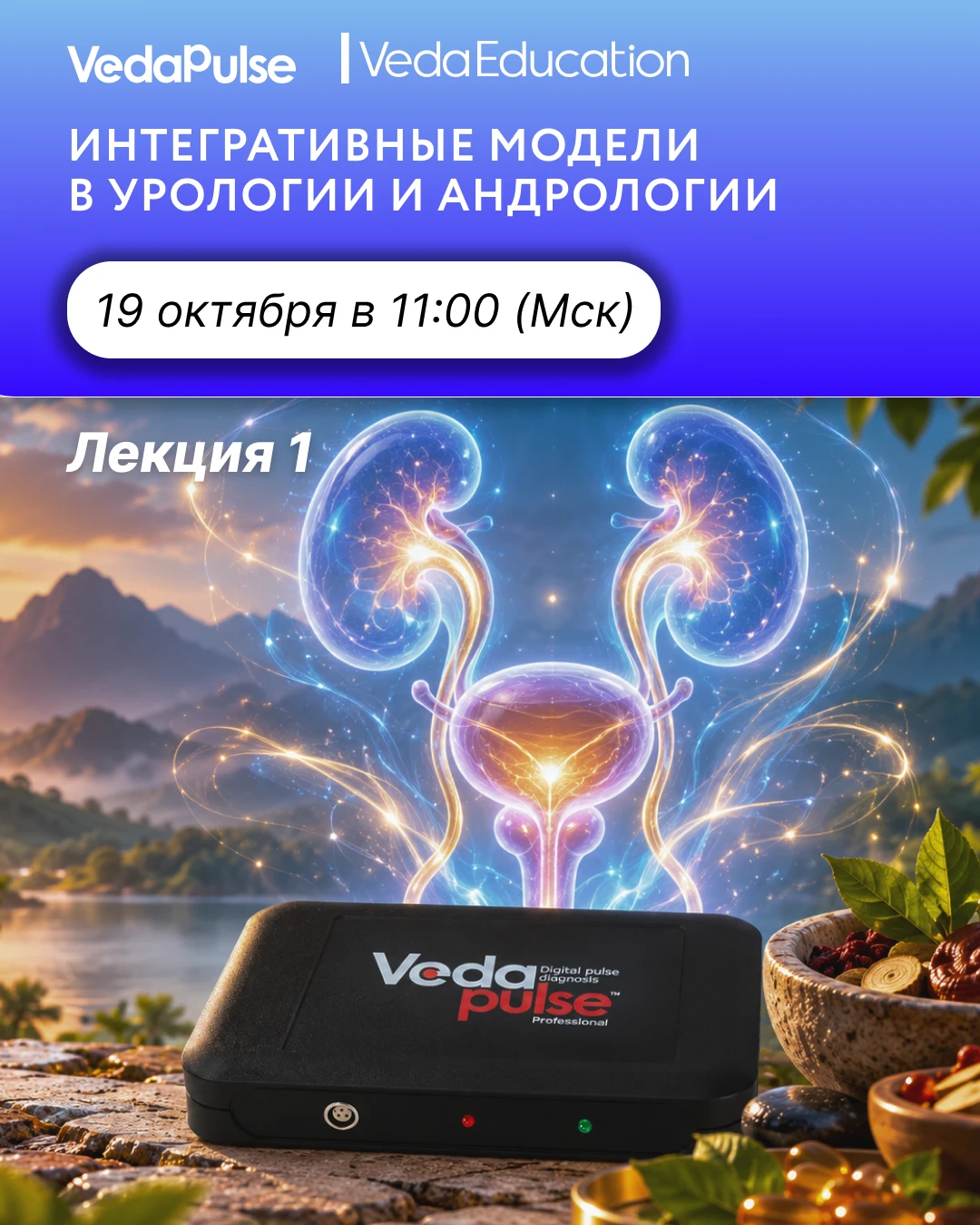 🆕 Новый курс от наших партнеров VedaEducation: «Интегративная урология - медицина ново...