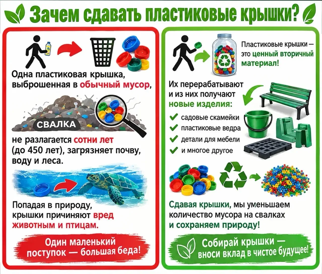 🌎 Чистота начинается с малого!