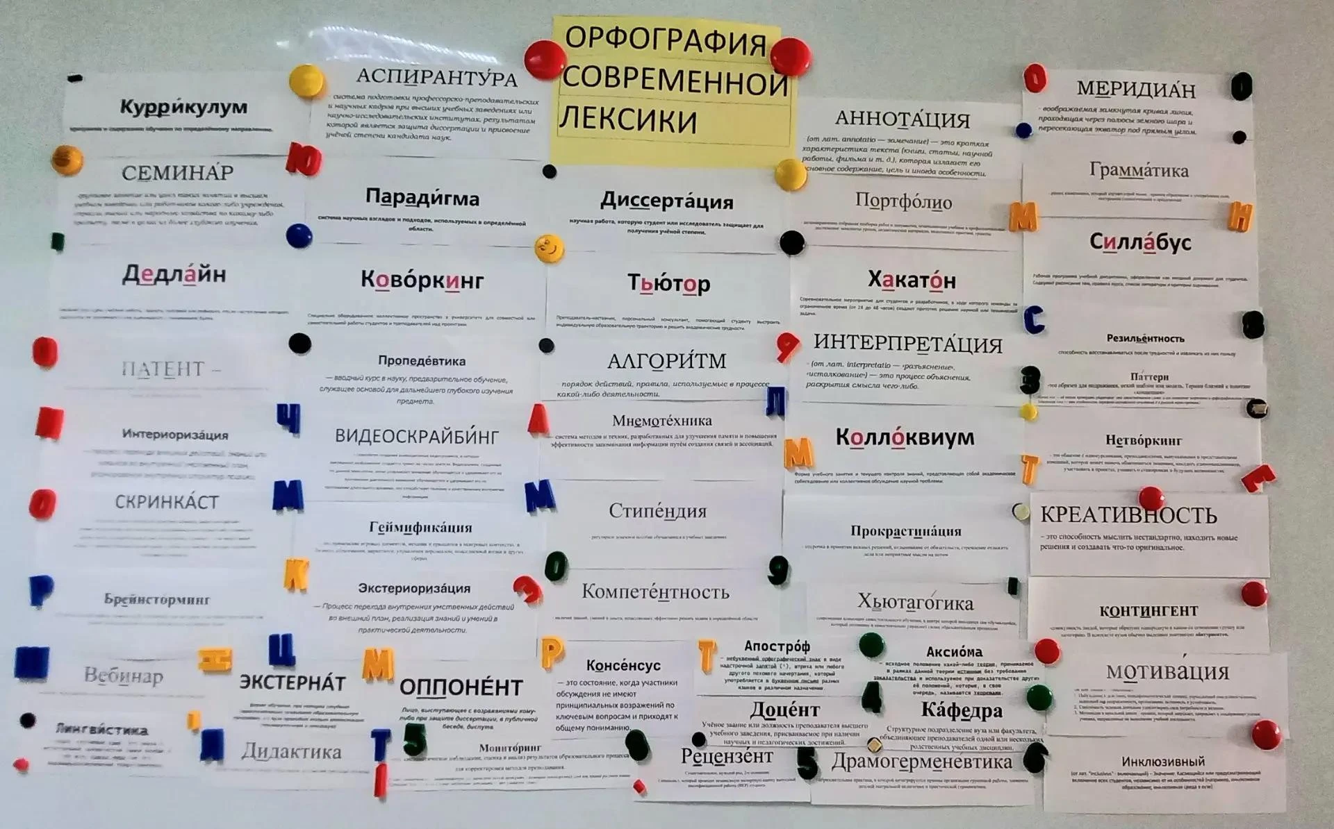 В современном русском языке появляется множество слов, отражающих новые объекты реально...