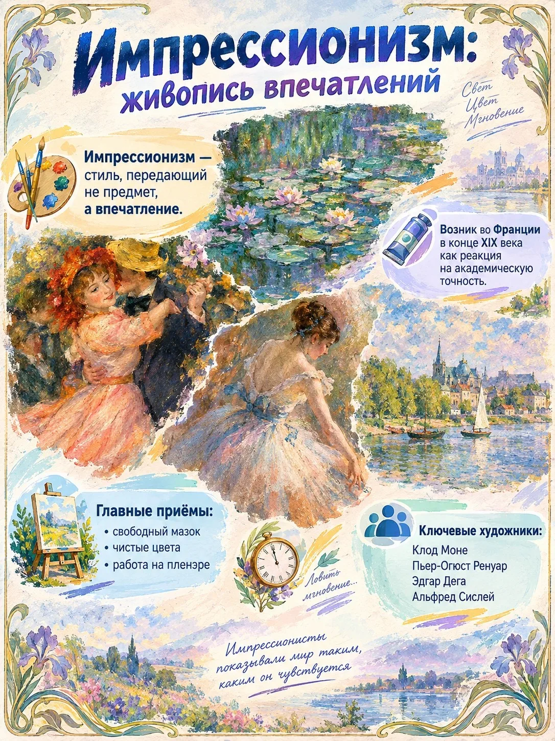 Импрессионизм: живопись впечатлений