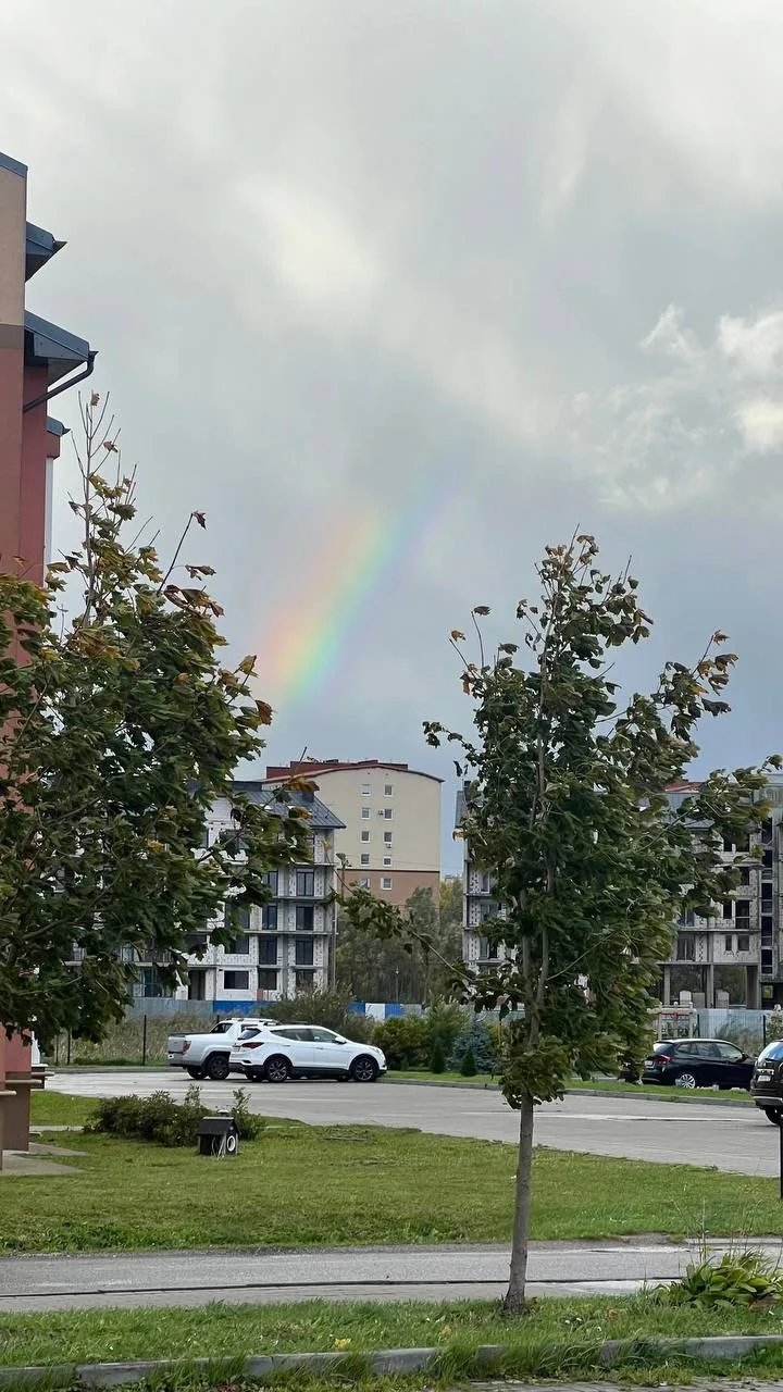 Сегодня не только шторм, но и как минимум 3 радуги за день🌈🌊