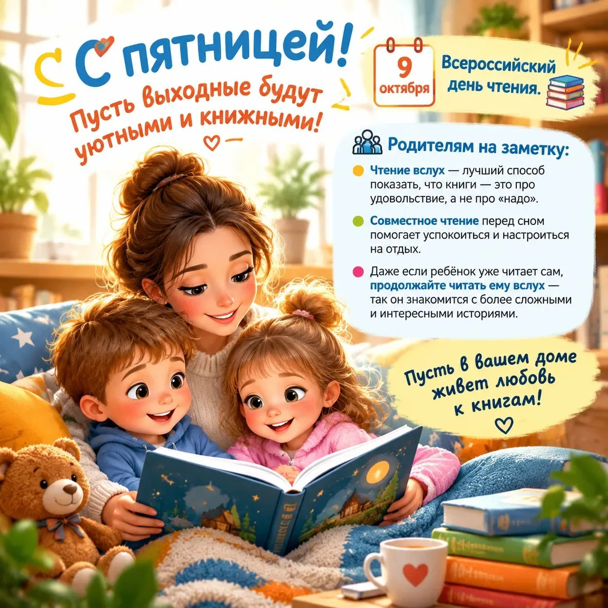 🎉Пятница — значит, впереди выходные и время для сказок!