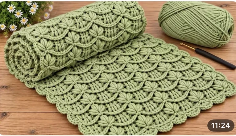 🧶 Осторожно — это очень красиво! 😍Шикарный узор крючком, от которого невозможно отвес...