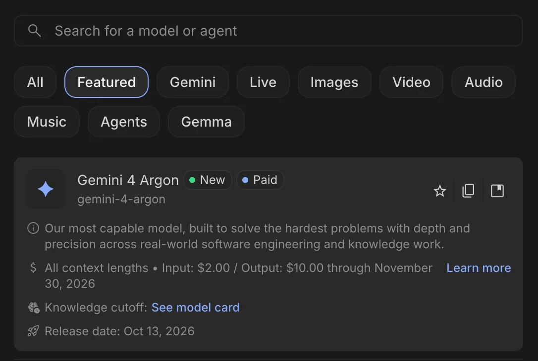 Google вернулся в игру — новая модель Gemini 4 Argon наконец-то вышла. Это первая мощна...